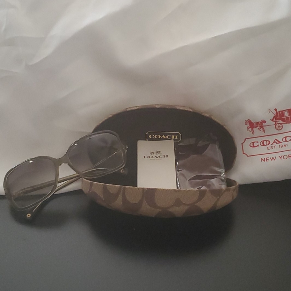 New Coach Olive Crystal sunglasses.